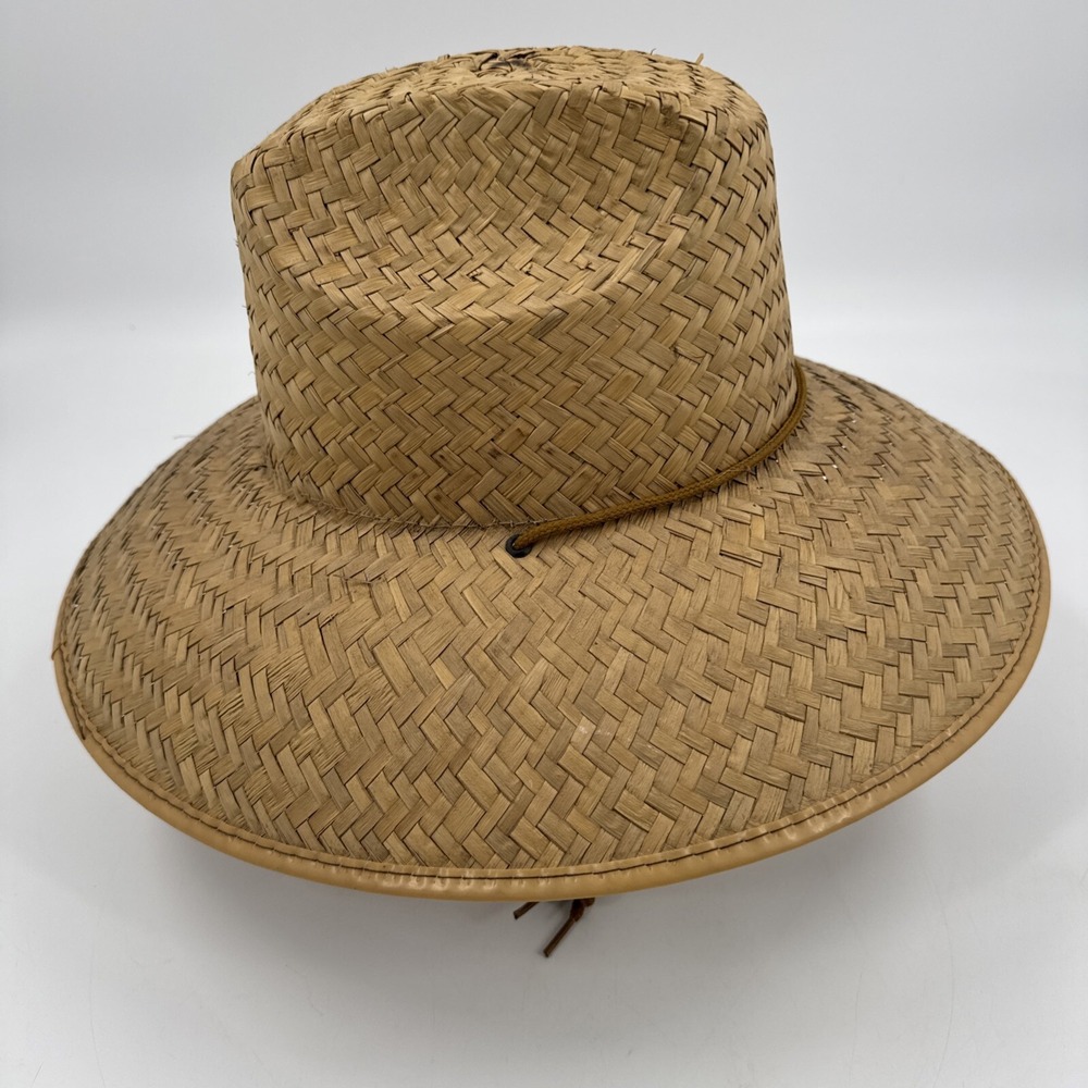 Wet Products Lifeguard Straw Hat Summer Sun Beach Hat - Picture 2 of 14